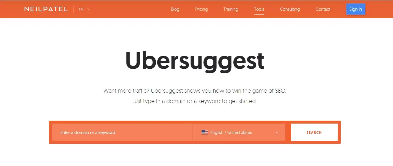 Screenshot_From_Ubersuggest_MainPage